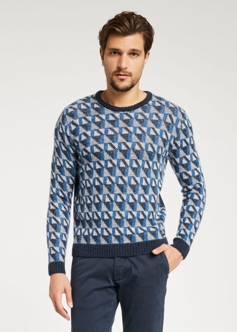 Pull en laine et alpaga