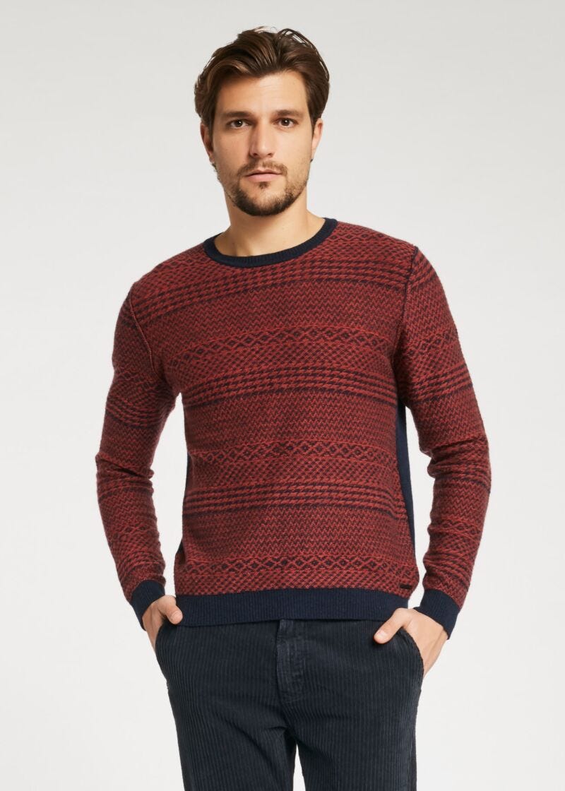 Wool-blend jumper