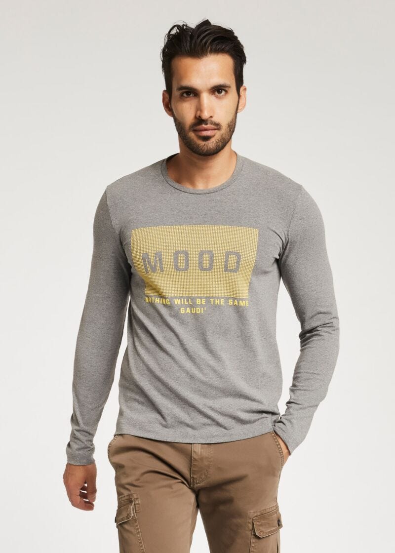 T-shirt avec inscription imprimée