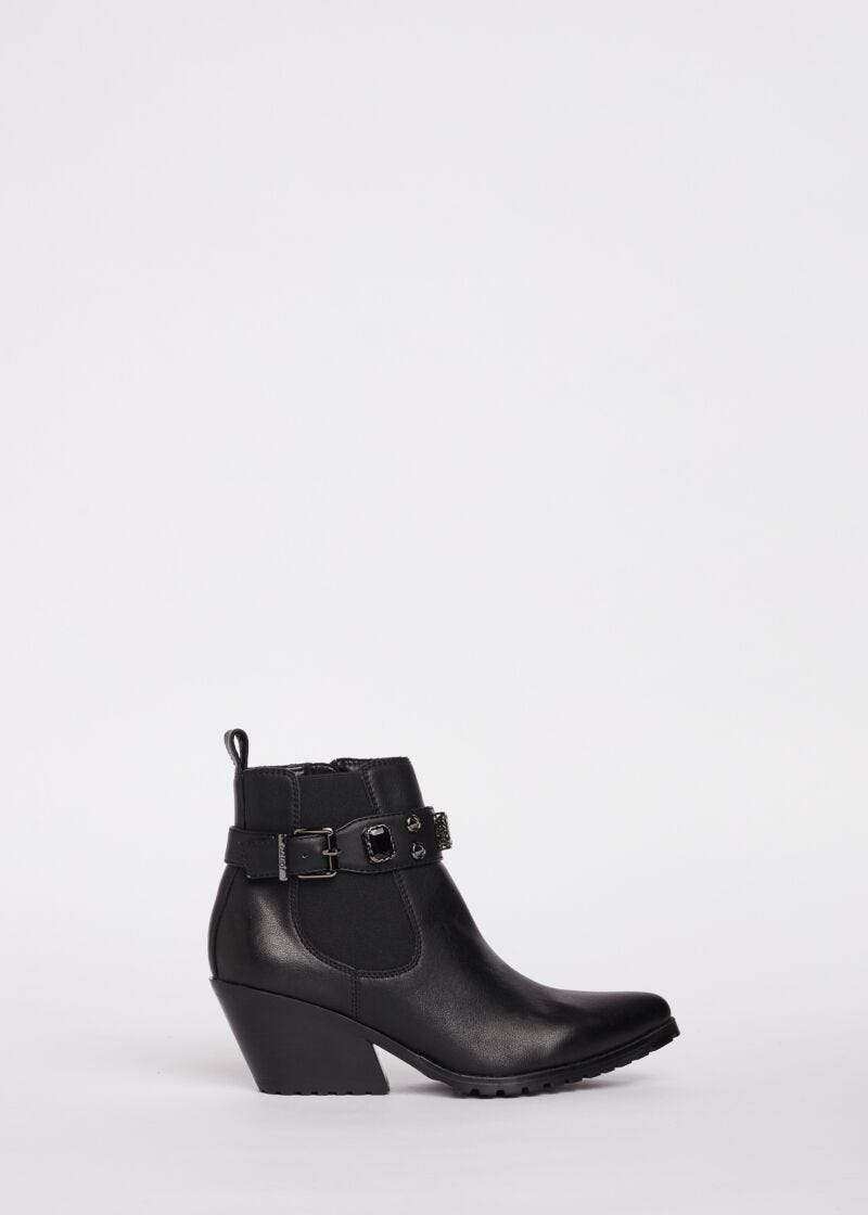 Bottines avec bride
