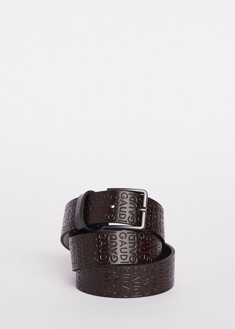 Belt with logo