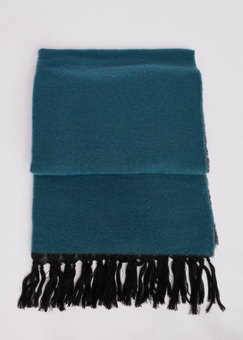 Fringed scarf