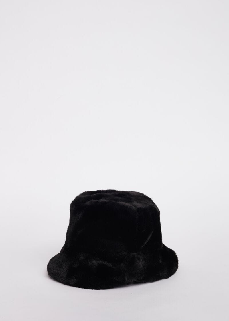 Chapeau effet fourrure