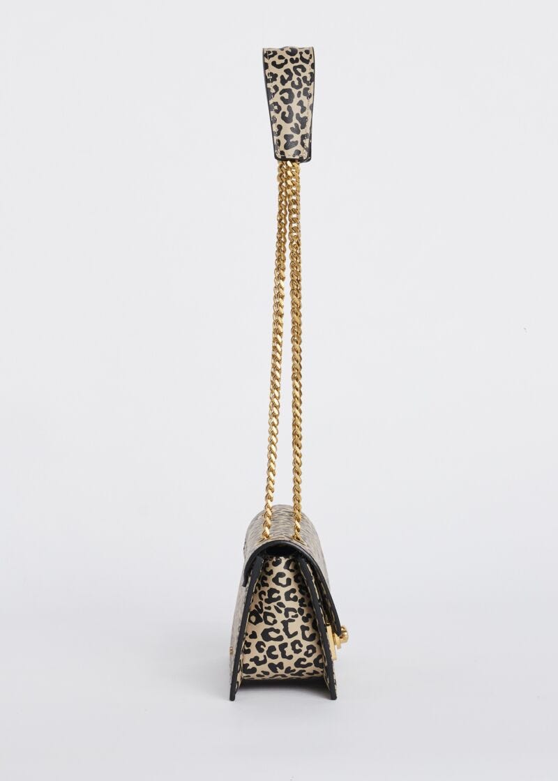 Animal print bag