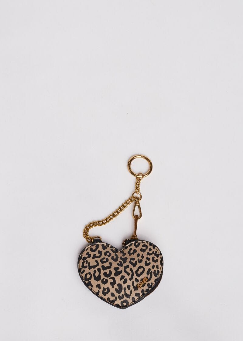 Animal print key ring 