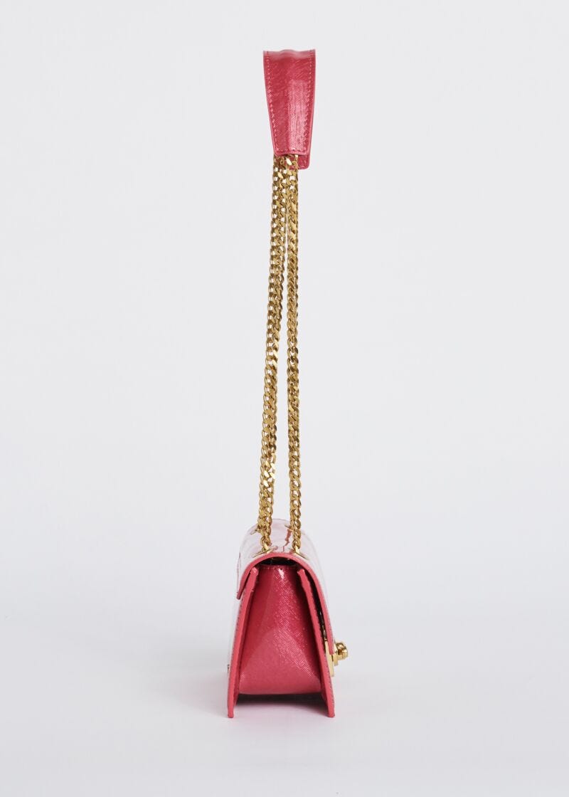 Sac en vernis métallisé