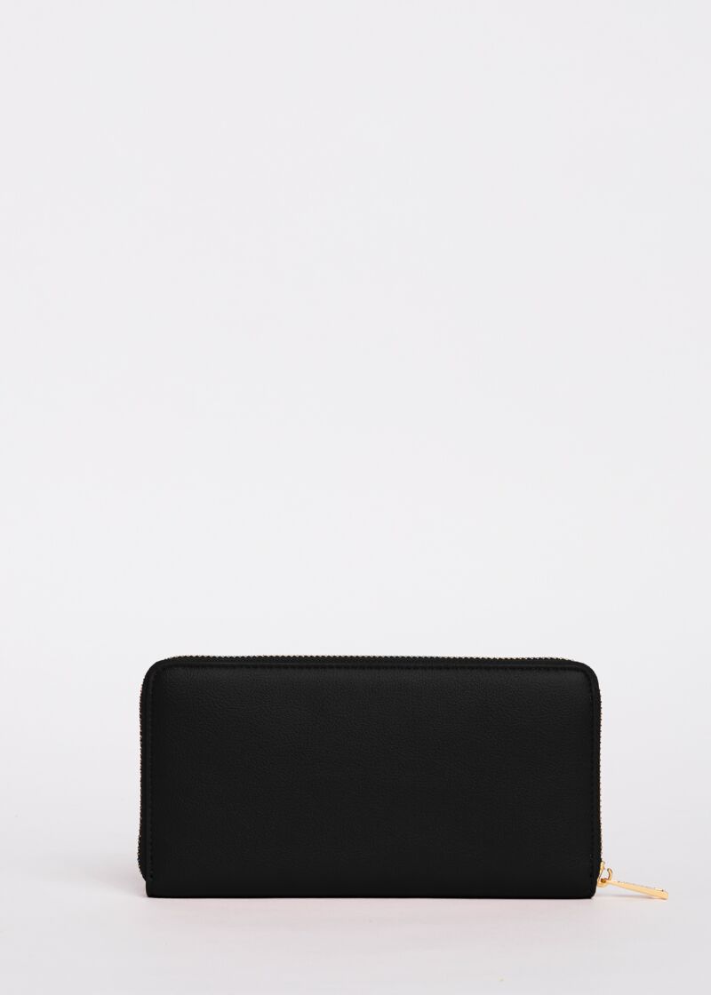 Wallet with metal detail