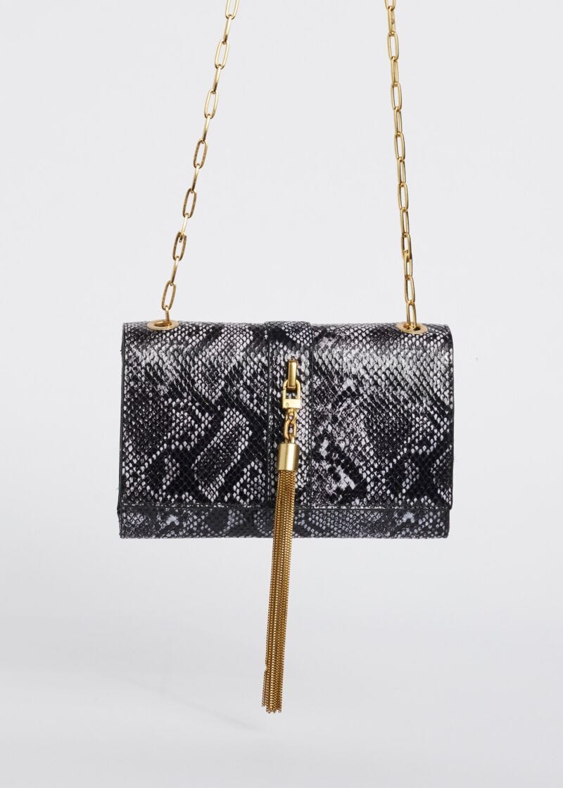 Python print crossbody bag