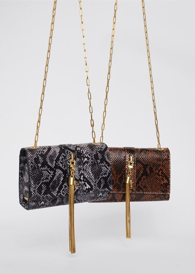 Python print crossbody bag