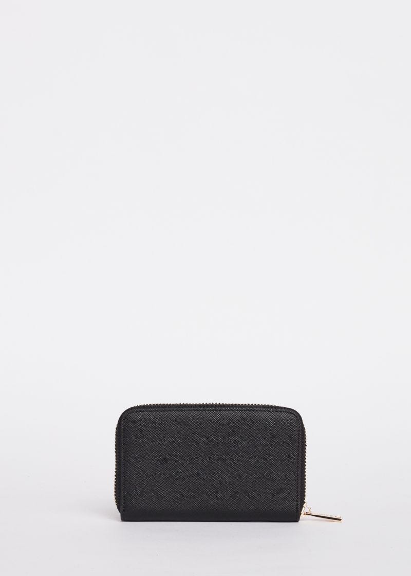 Mini Saffiano print wallet