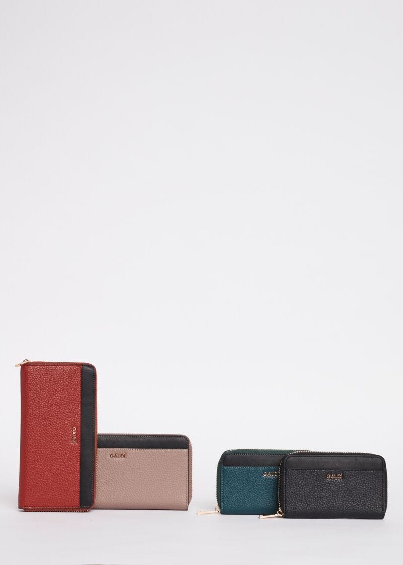 Mini two-tone wallet