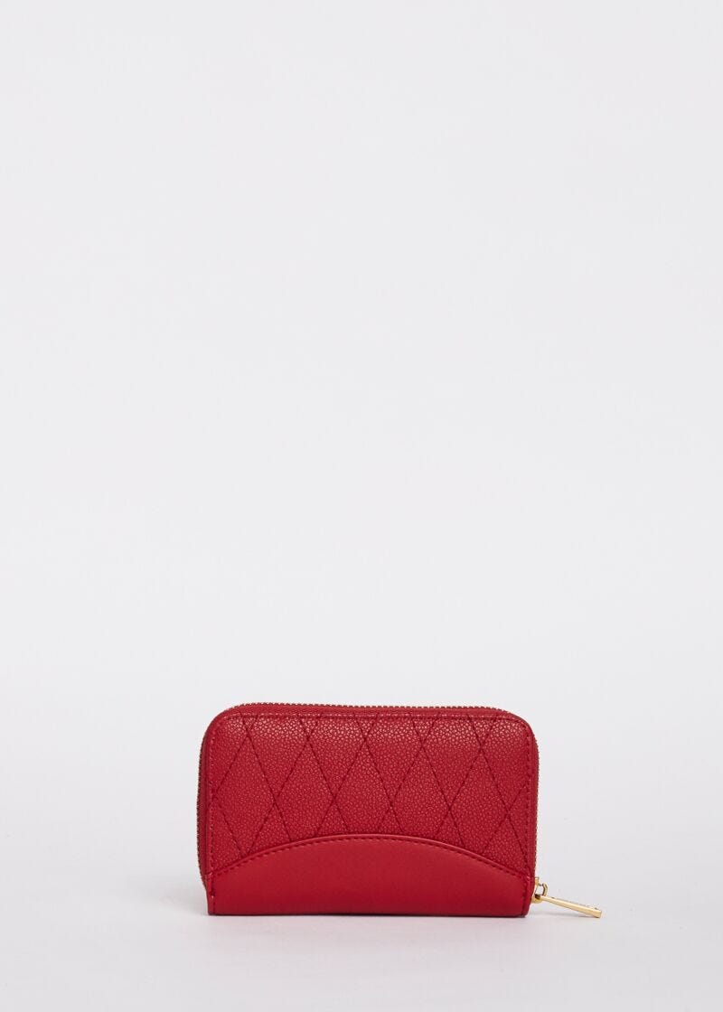 Mini portefeuille matelassé