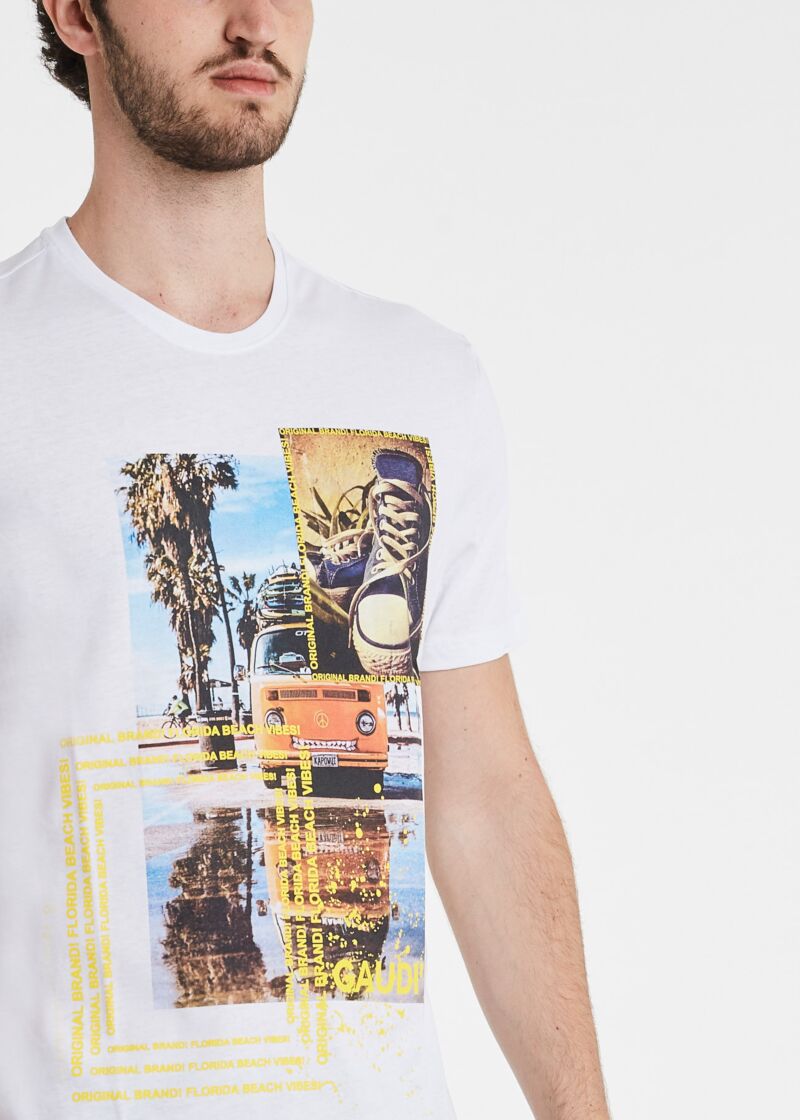 Gaudì Short Sleeve T-Shirt In Cotton