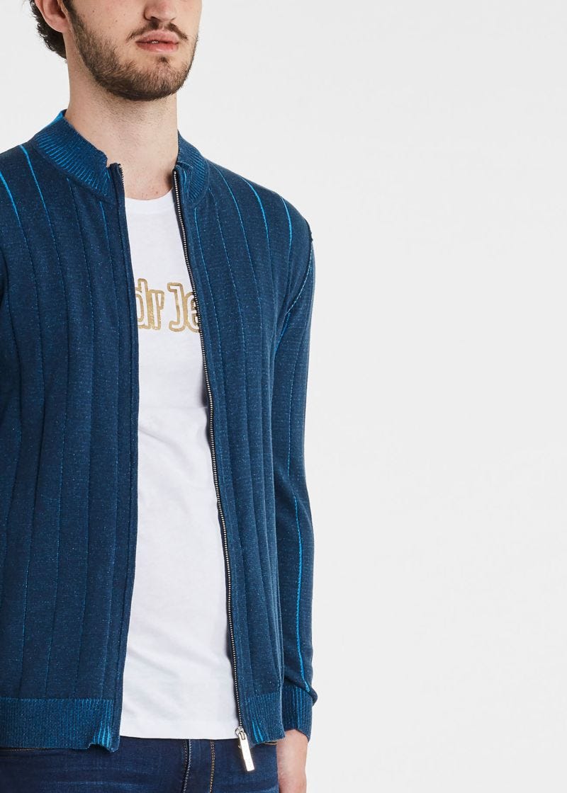 Gaudì Zip Sweater In Cotton