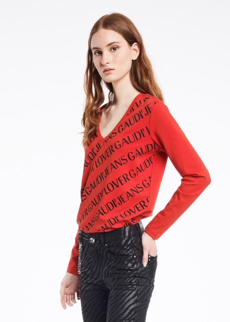 Long Sleeve T-Shirt Red