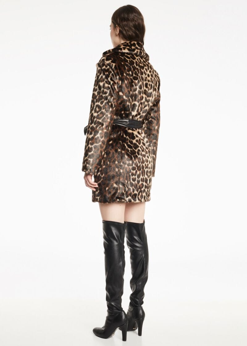 Fur Jacket Multicolor