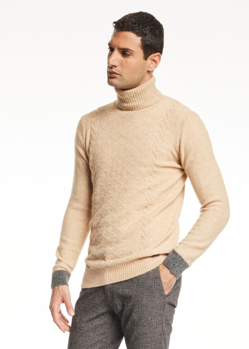 Long Sleeve Knit Natural