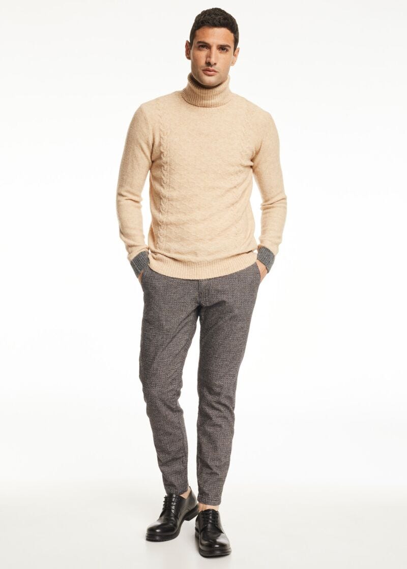 Long Sleeve Knit Natural