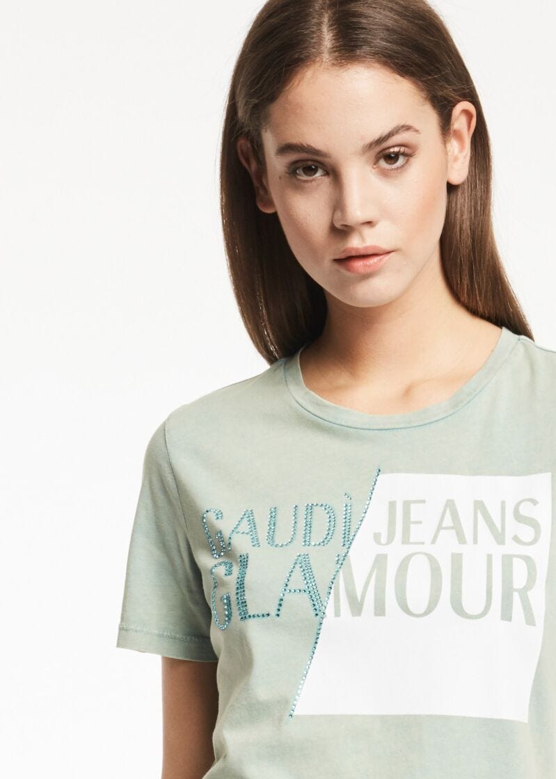 T-shirt effet vintage