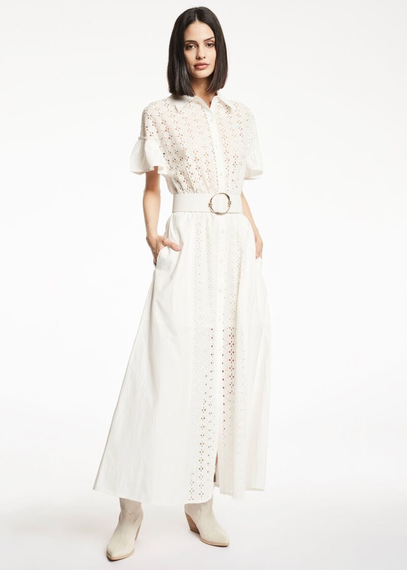 Broderie anglaise dress