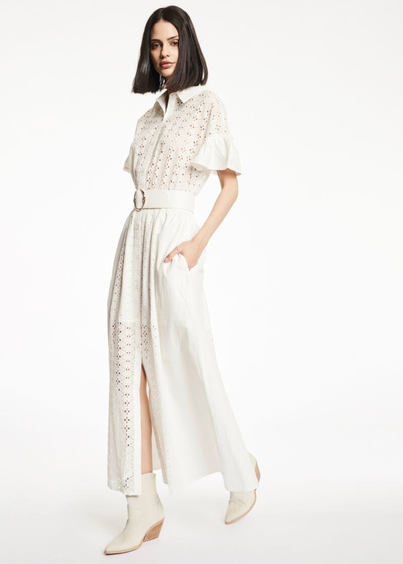 Broderie anglaise dress