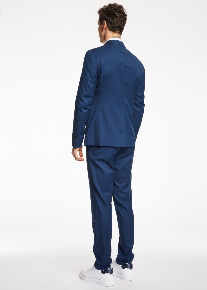 Stretch viscose suit