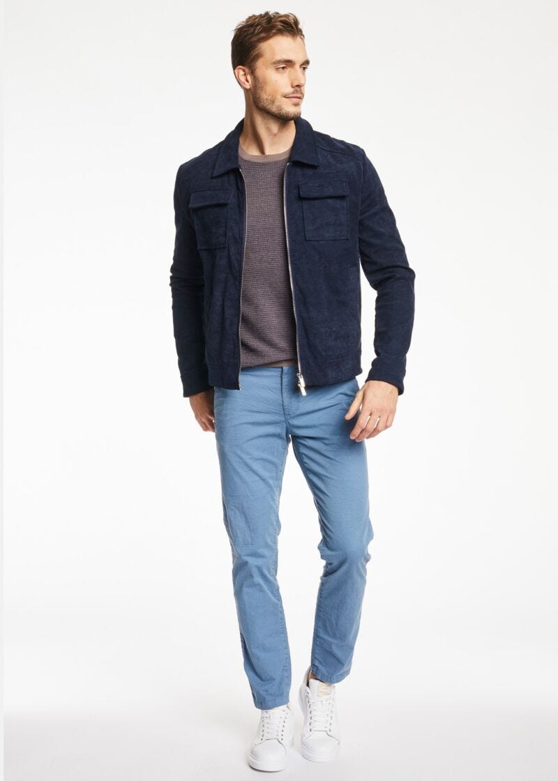 Pantalon chino fantaisie