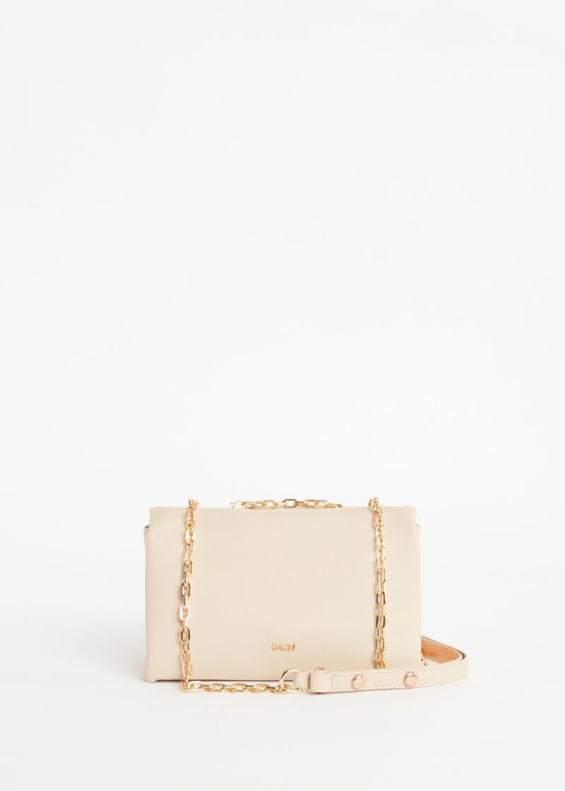 Leather-effect crossbody bag 