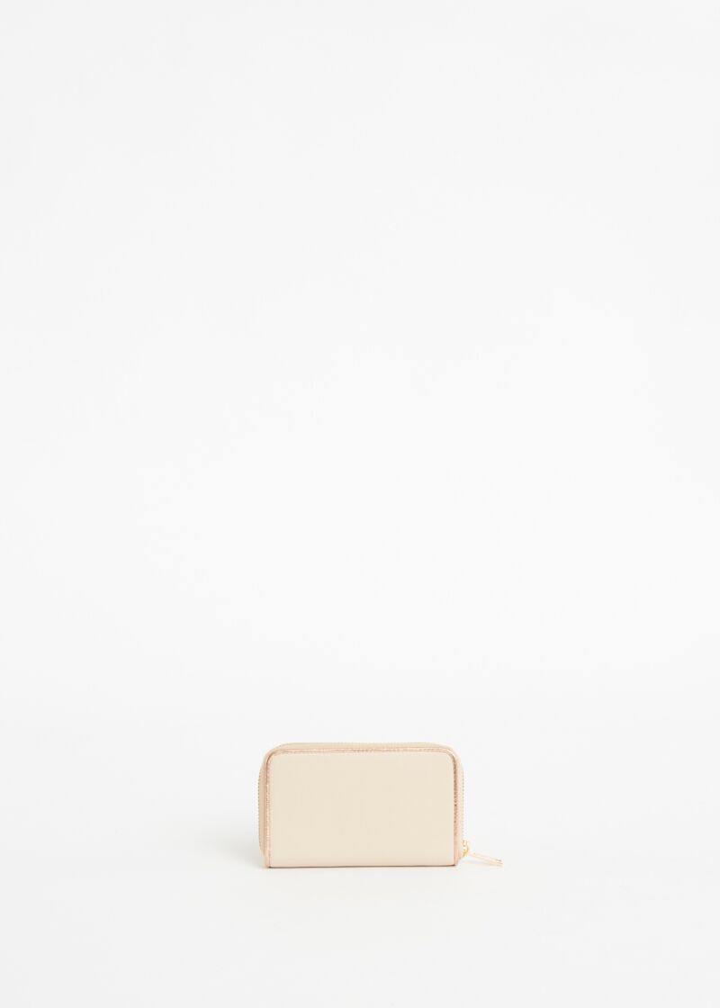 Portefeuille mini zippé 