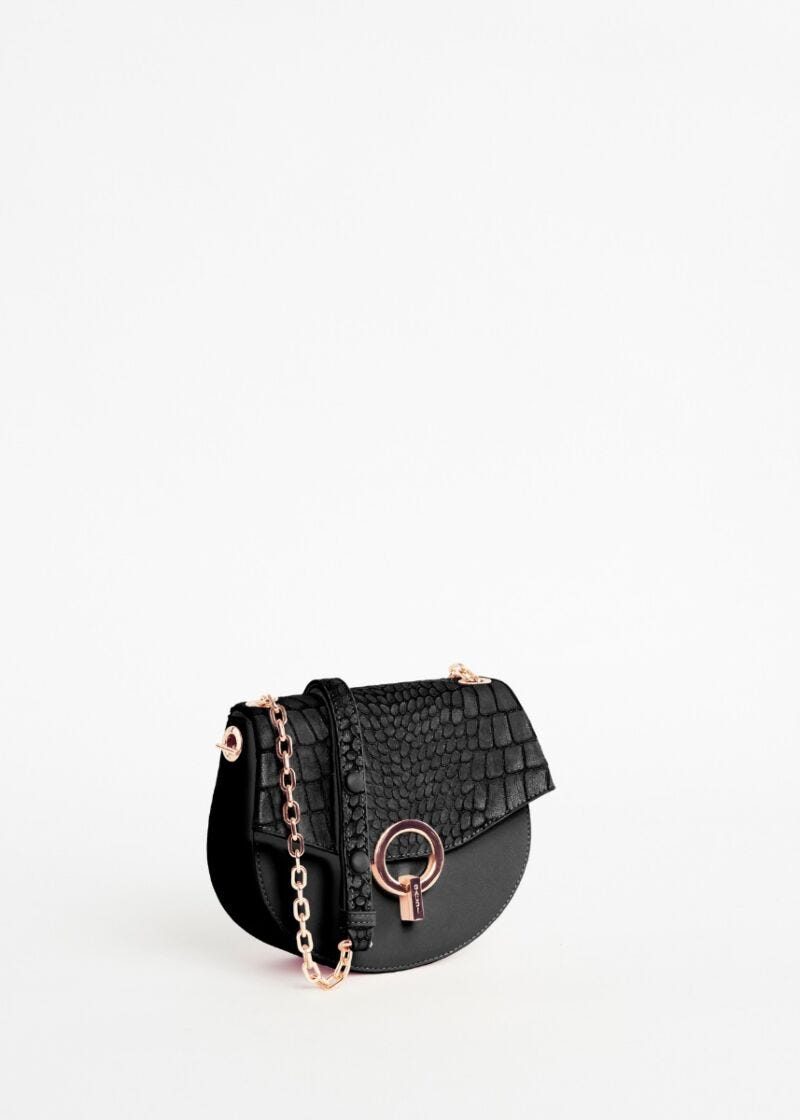 Sac porté croisé rond 