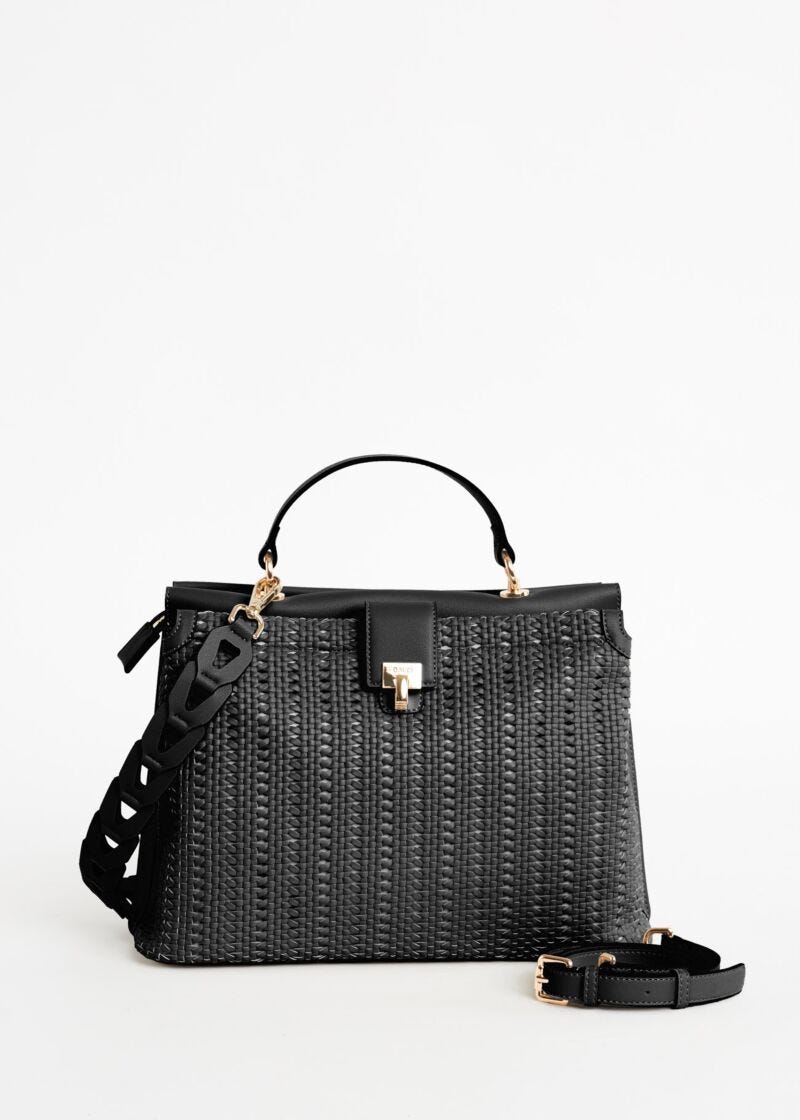 Sac à main entrelacé 