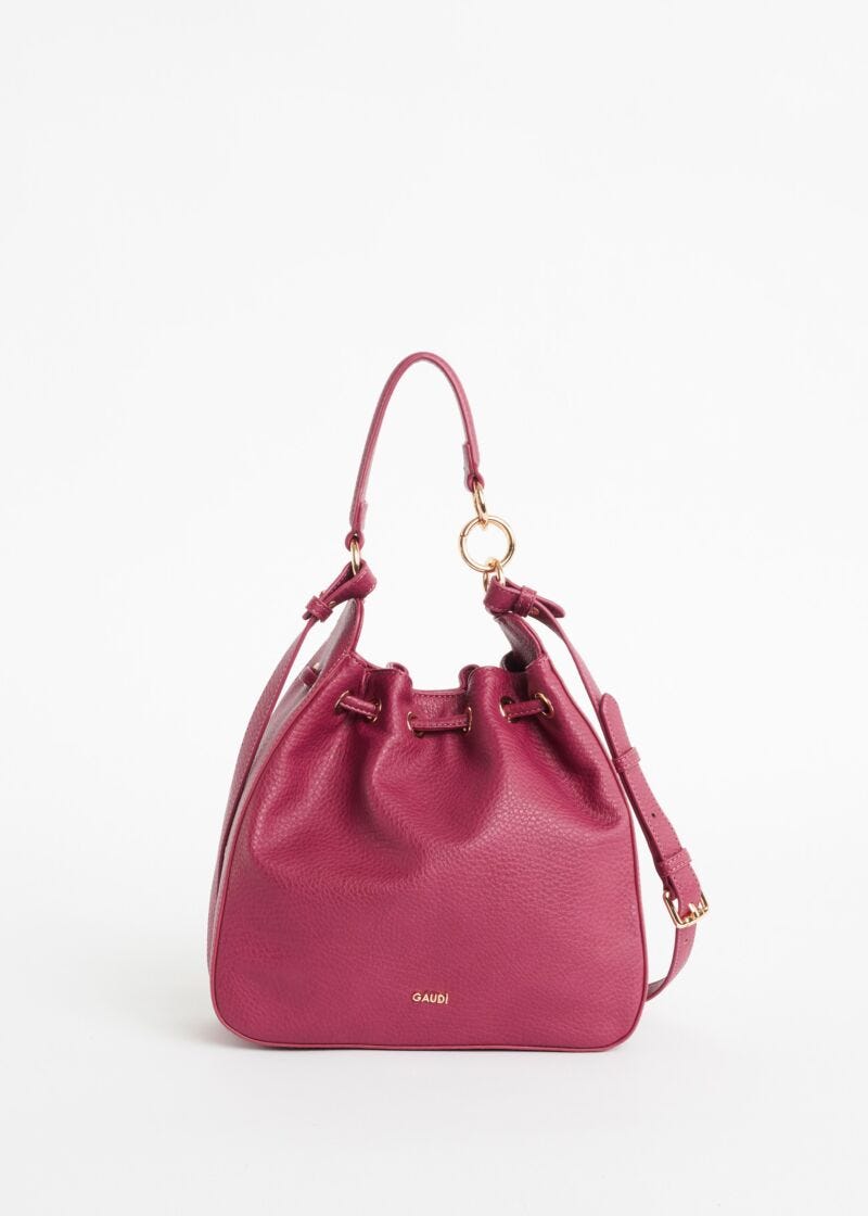Sac seau en similicuir 