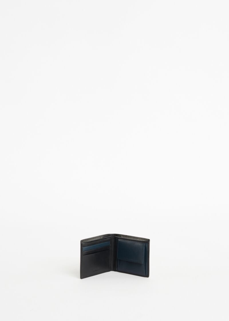Mini portefeuille en cuir véritable 