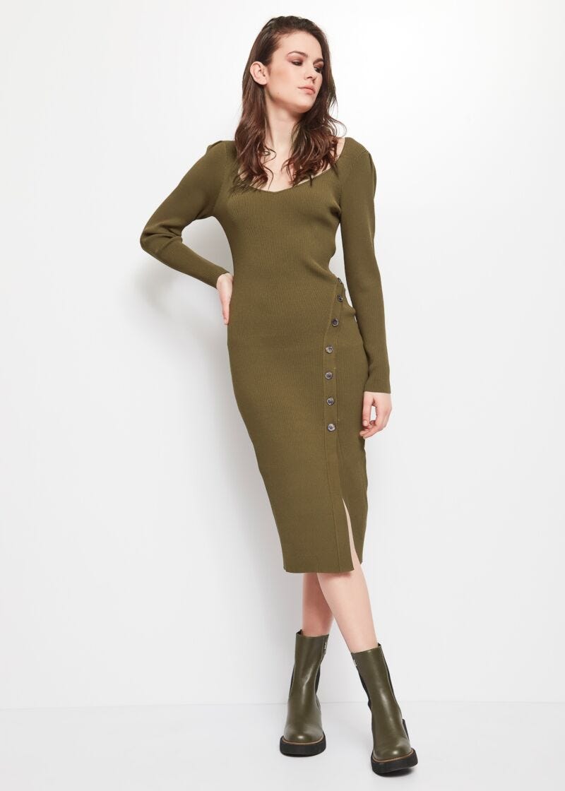 Knitted mini dress