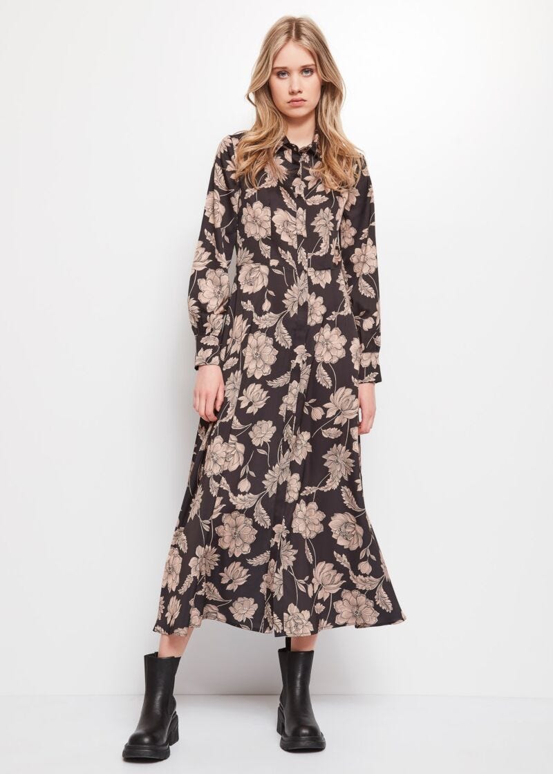 Satin shirt dress Gaudi UK