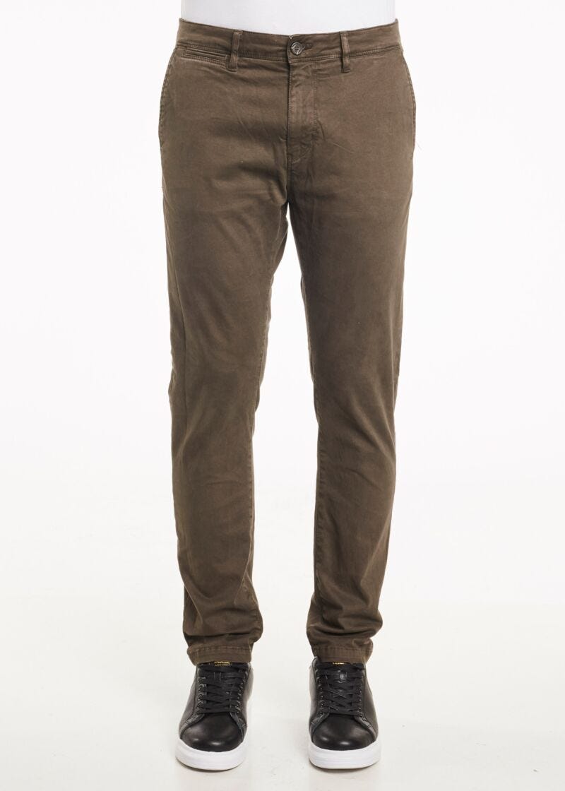 Skinny-fit chinos