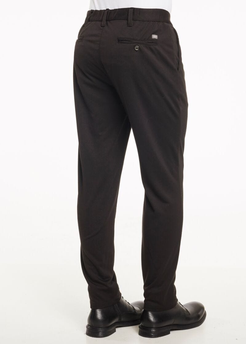 Pantaloni chino in jersey stretch