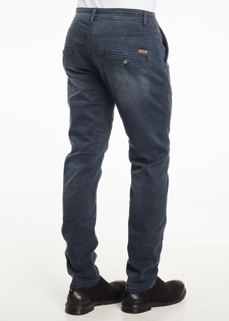 Jeans chino in cotone stretch