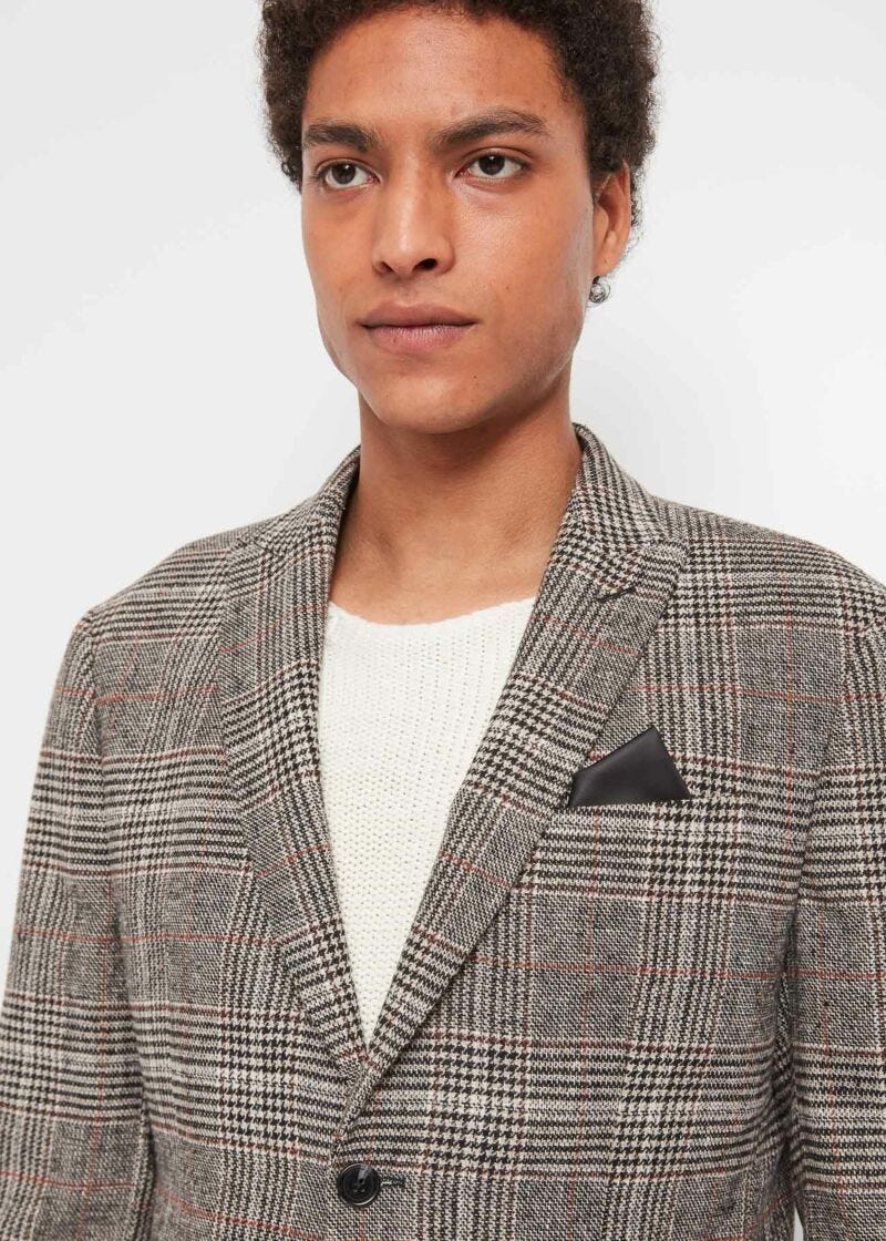 Prince of Wales checked blazer