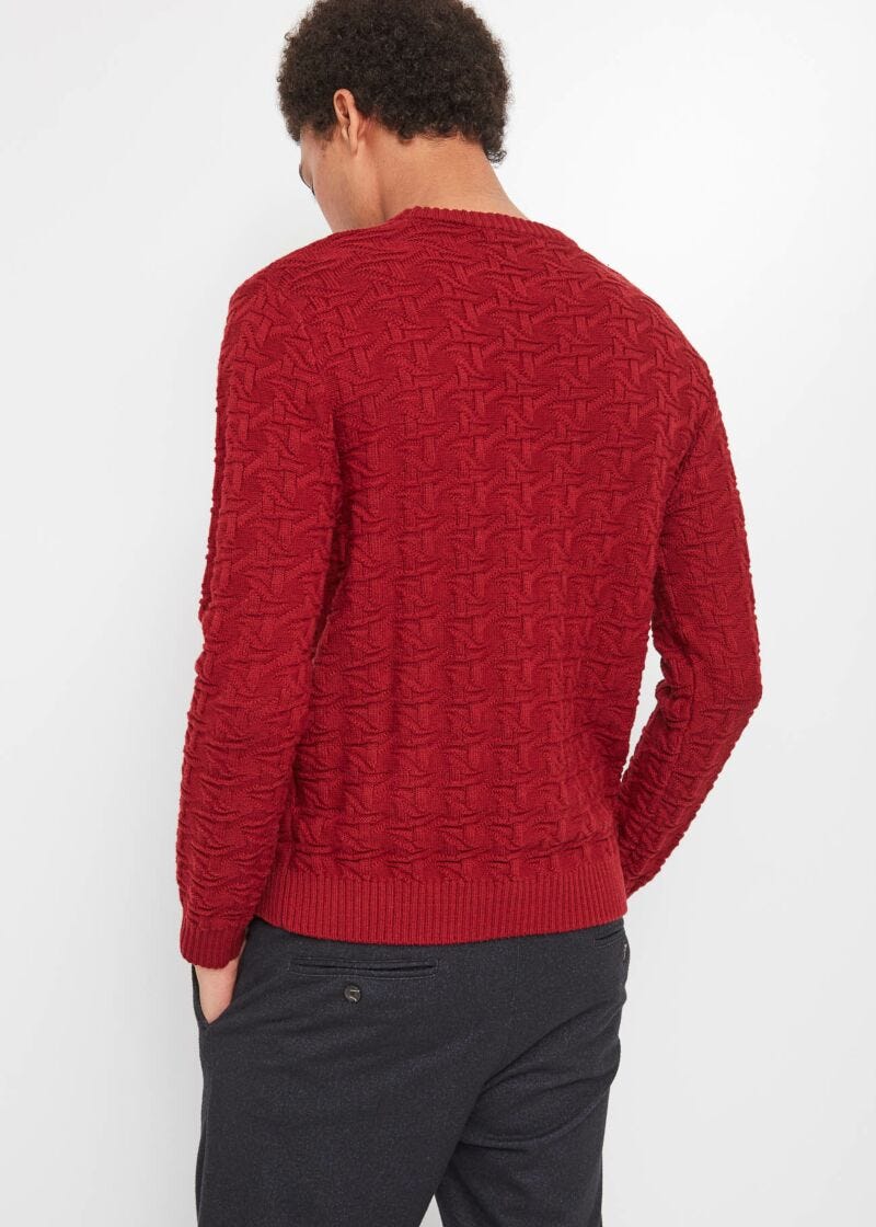 Pull en fil de laine mélangée