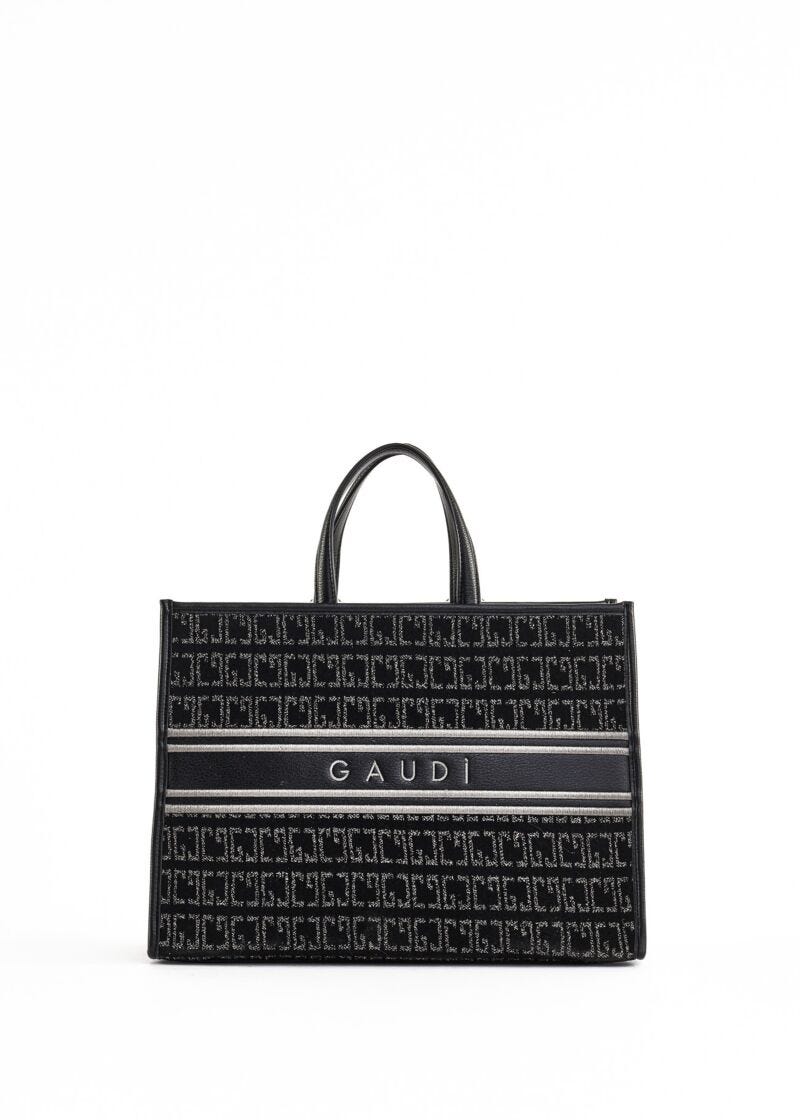 Jacquard fabric shopper