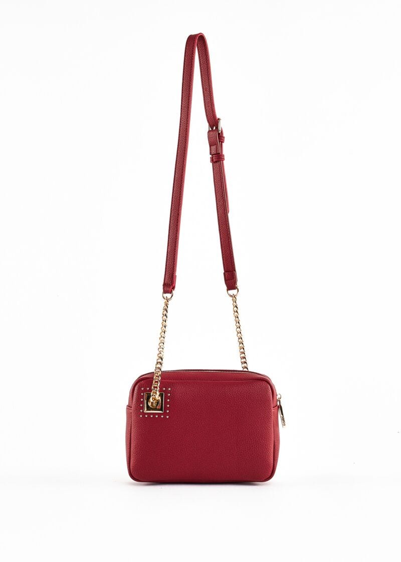 Crossbody bag with chain strap