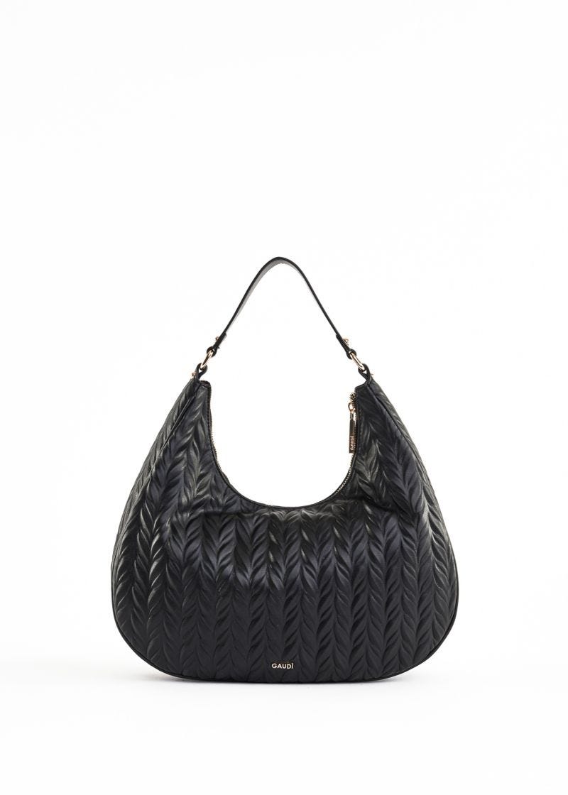 Quilted hobo bag