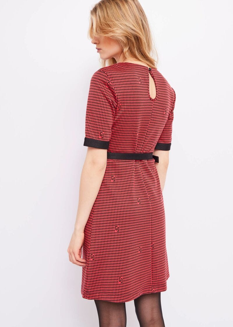 Houndstooth dress