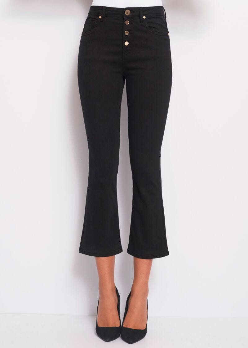 Pantalon cropped droit