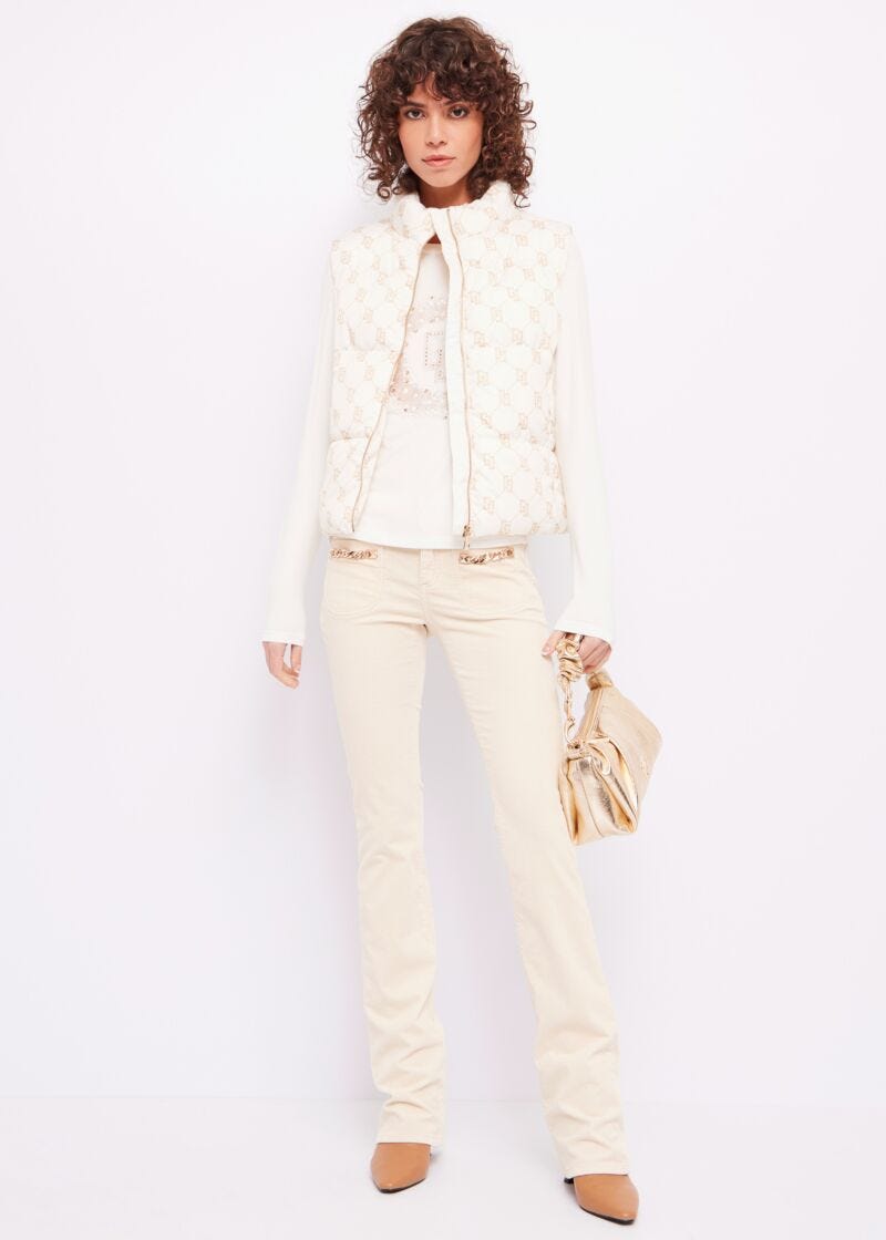 Pantalon bootcut en velours
