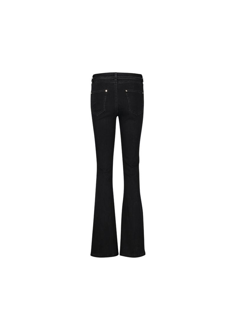 Jeans nero con cintura