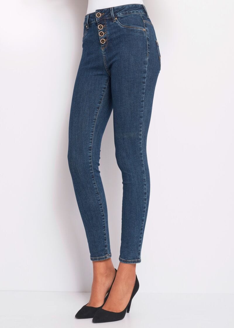 Jeggings a vita alta