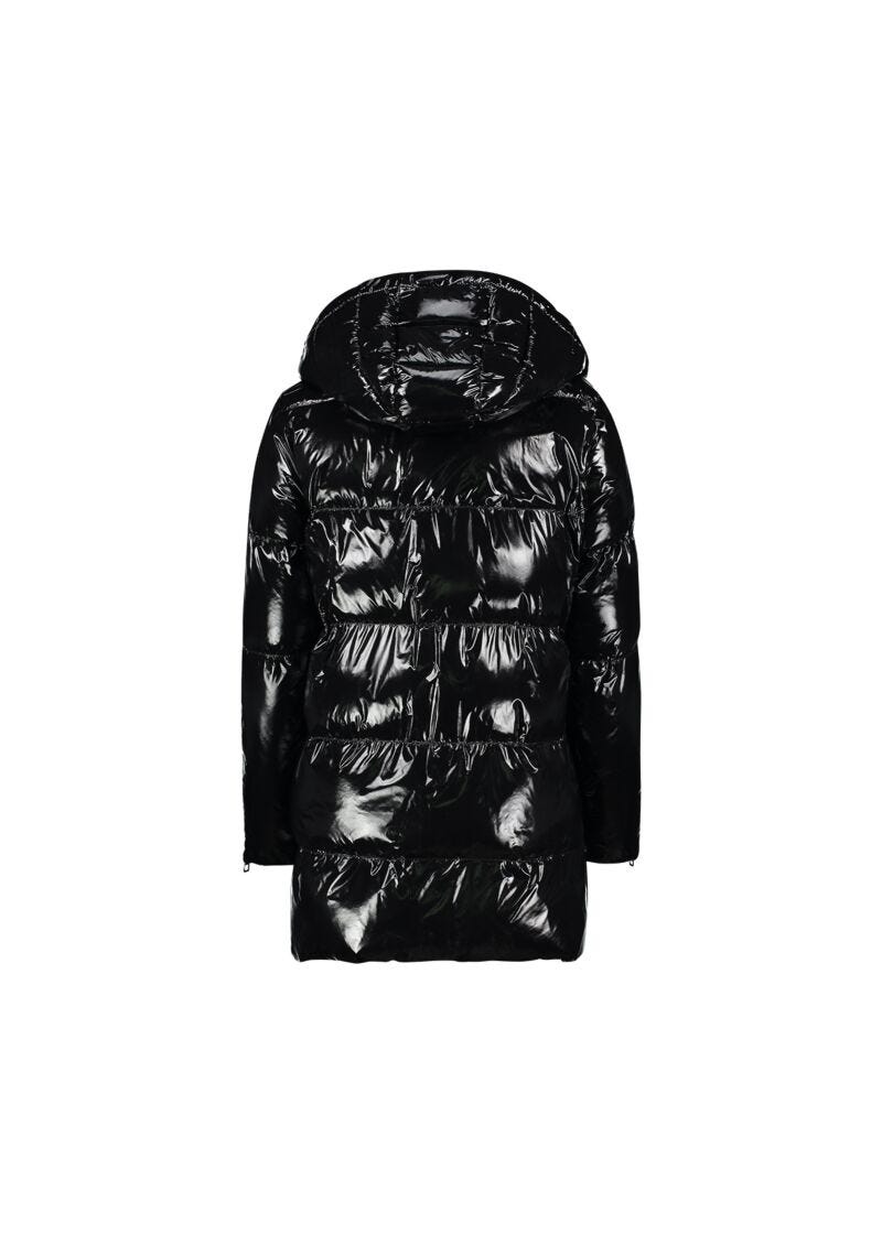 Women’s down jacket in shiny nylon