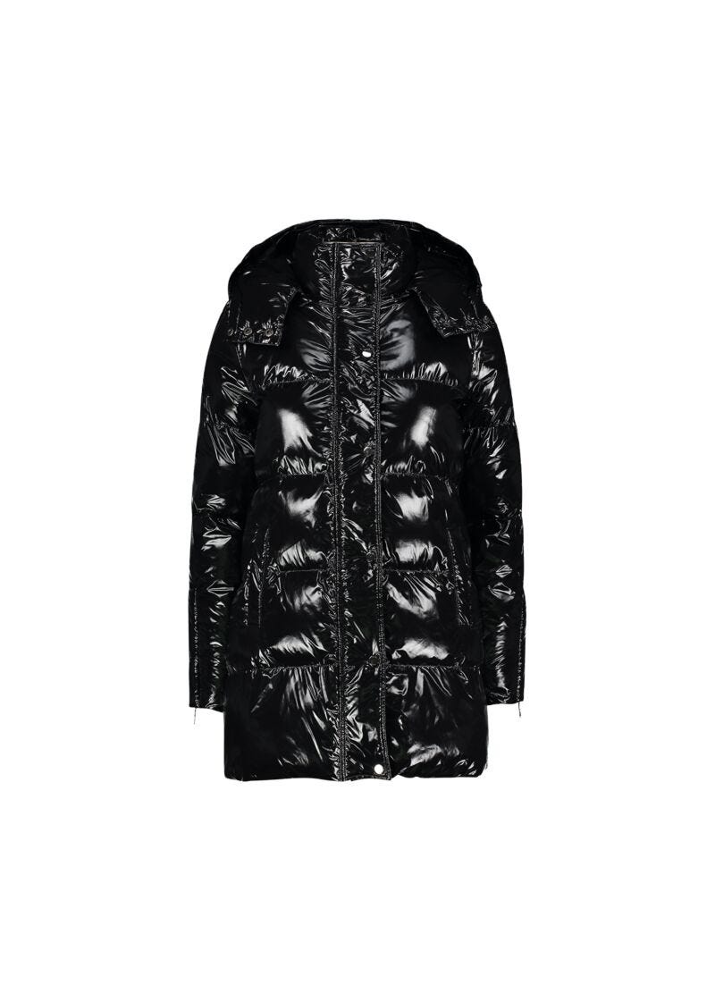 Women’s down jacket in shiny nylon